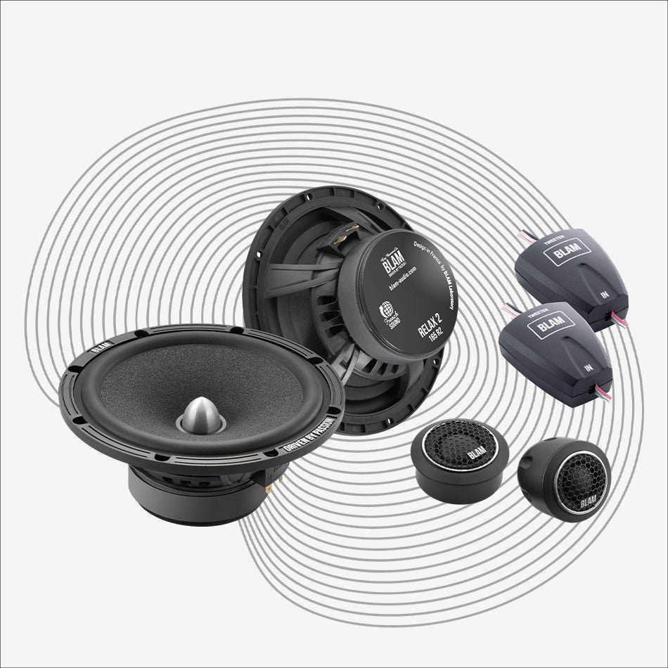 BLAM RELAX 165RS 6.5" 2 Way Component Speakers